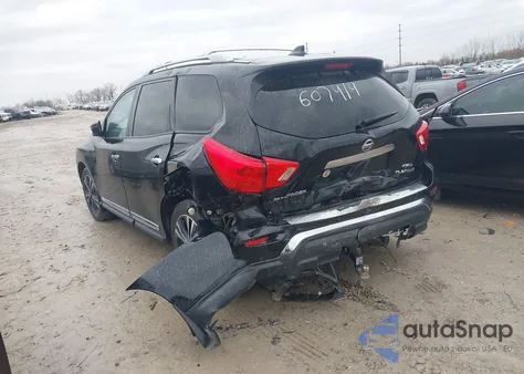 2020 Nissan Pathfinder Platinum 4Wd from USA, damaged, VIN 5N1DR2DM4LC607419